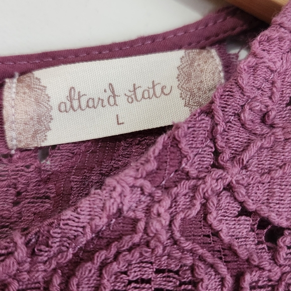 Altard State, plum lace, formal dress 👗 Size Large - Picture 5 of 12